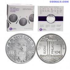 Silver 10 Euro Finland 2013 "Frans Eemil Sillanpää" (Proof)