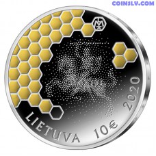 Lithuania 10 Euro 2020 - Beekeeping