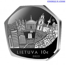 Lithuania 10 Euro 2023 "Vilnius – 700"