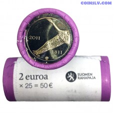 Finland 2 Euro roll 2011 - 200th anniversary of the Bank of Finland (x25 coins)