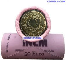 Portugal 2015 roll (2 Euro x25 coins) "The 30th anniversary of the EU flag"