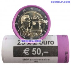Luxembourg 2019 roll 2 Euro - The 100th anniversary of the universal suffrage (x25 coins)