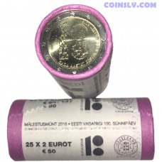 Estonia 2 euro roll 2018 - The centennial of the independence of Estonia (X25 coins)