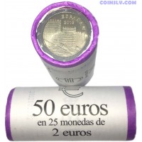 Spain 2 Euro roll 2019 - The old town of Avila and its churches outside the walls (X25 coins) 