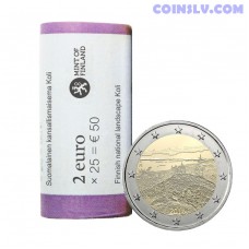 Finland 2 euro roll 2018 - Finnish national landscape Koli (X25 coins)