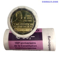 Luxembourg 2 Euro roll 2018 "150th Anniversary of the Constitution of Luxembourg" (x25 coins)