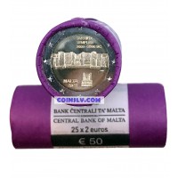 Malta 2 Euro roll 2021 - Tarxien (X25 coins)