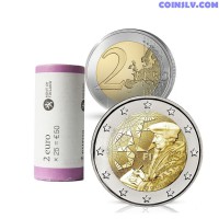 *PRESALE!* Finland 2 Euro roll 2022 - 35 years of the Erasmus programme (X25 coins)