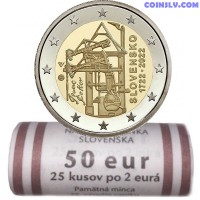 Slovakia 2 Euro roll 2022 - Potter's atmospheric steam engine (X25 coins)