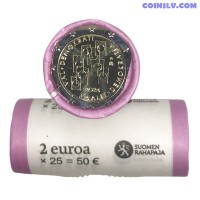 Finland 2 Euro roll 2024 - Elections and Democracy (x25 coins)