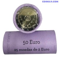 Portugal 2 Euro roll 2024 "Portugal’s participation in the 33rd Olympic Games" (x25 coins)