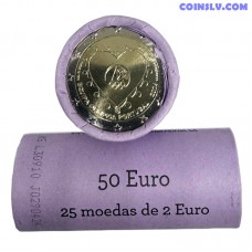 Portugal 2 Euro roll 2024 "Portugal’s participation in the 33rd Olympic Games" (x25 coins)