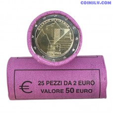 Italy 2 Euro roll 2024 "Guardia di Finanza Corps" (x25 coins)