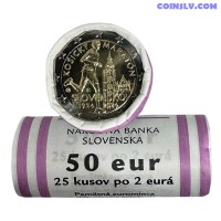 Slovakia 2 Euro roll 2024 "Košice International Marathon" (x25 coins)