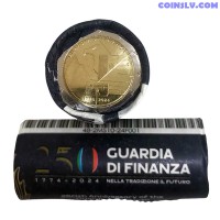 Италия ролл 2 Евро 2024 "250 лет финансовой гвардии" (x25 монет) *Special Edition