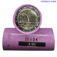 Slovenia 2024 roll 2 Euro "National and University Library" (x25 coins)