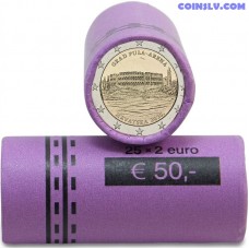 Croatia 2 euro roll 2025 Pula Arena 25 coins
