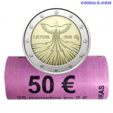 2 euro roll lithuania 2026 energy independence 25 coins