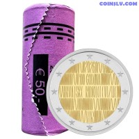 Croatia 2 Euro Roll 2026 - 100 Years of the Croatian Radio and Television (25 Coins)