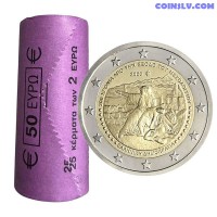 Greece 2 Euro Roll 2026 - Exodus of Messolonghi (25 Coins UNC)