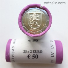 Latvia 2 euro roll 2017 "Kurzeme" (X25 coins)