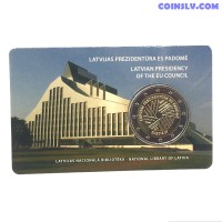 Coincard 2 Euro BU Latvia 2015 "Latvian Presidency of the Council of the European Union"