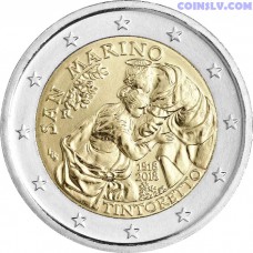 *2 Euro San Marino 2018 "Tintoretto" (*without packing, only coin!)