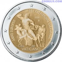 *2 Euro Vatican 2018 - European Year of Cultural Heritage (*without packing, only coin!)