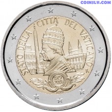 *2 Euro Vatican 2019 - 90th anniversary of the foundation of the Vatican City State (*without packing, only coin!)