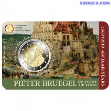 2 Euro Belgium 2019 - The 450th anniversary of the death of Pieter Bruegel the Elder  (NL version coincard)
