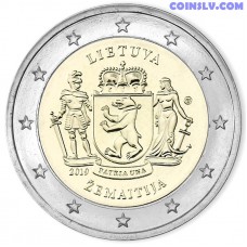 2 Euro Lithuania 2019 - Žemaitija region (Samogitia)