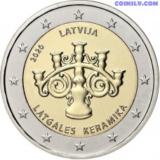 2 Euro Latvia 2020 - Latgalian Ceramics