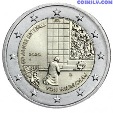 2 Euro Germany 2020 - 50 years of the Warsaw genuflection (J)