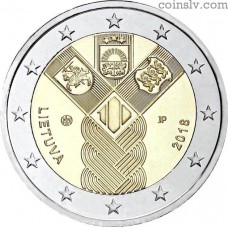2 Euro Lithuania 2018 - 100th Anniversary of the Independence of the Baltic States