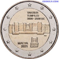 2 Euro Malta 2021 - Tarxien