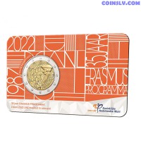 2 Euro Netherlands 2022 "35 years of the Erasmus programme" (coincard)