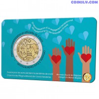 2 Euro Belgium 2022 - For care during the covid pandemic (FR version coincard)