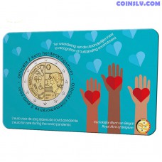 2 Euro Belgium 2022 - For care during the covid pandemic (NL version coincard)