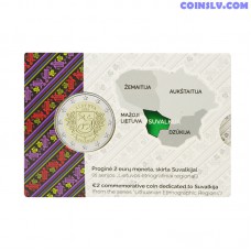 2 Euro Lithuania 2022 "Suvalkija" (Coincard BU)
