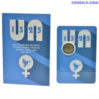 2 Euro Malta 2022 - UN Security Council Resolution on Women, Peace and Security (BU coincard)