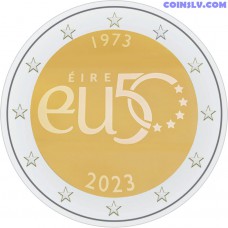 2 Euro Ireland 2023 "50 Years of European Union Membership"