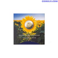 *PRESALE!* Coincard 2 Euro BU Latvia 2023 "Ukraine Sunflower"