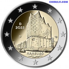 2 Euro Germany 2023 - Hamburg "Elbphilharmonie" (D)