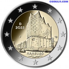 2 Euro Germany 2023 - Hamburg "Elbphilharmonie" (J)