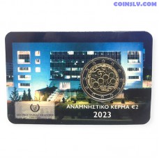 Coincard 2 Euro Cyprus 2023 "The 60th anniversary of the foundation of the Central Bank of Cyprus" (BU)