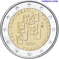 2 Euro Finland 2024 - Elections and Democracy