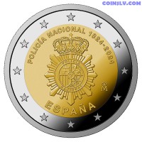 2 Euro Spain 2024 "200 years of the National Police"