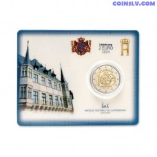 2 Euro Luxembourg 2024 Feierstëppler 100 years Coincard