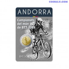 2 Euro Coincard Andorra 2024 "UCI World Mountain Bike Championships"