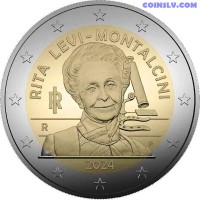 2 Euro Italy 2024 "Rita Levi-Montalcini"